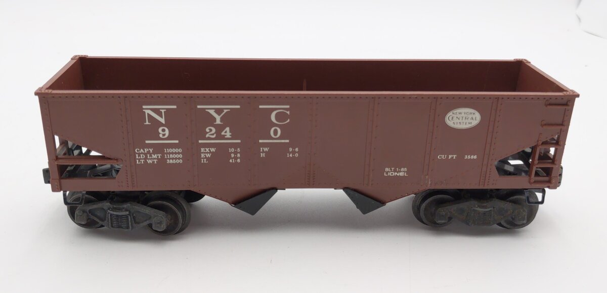Lionel 6-9240 O Gauge New York Central Operating Hopper #9240 LN/Box