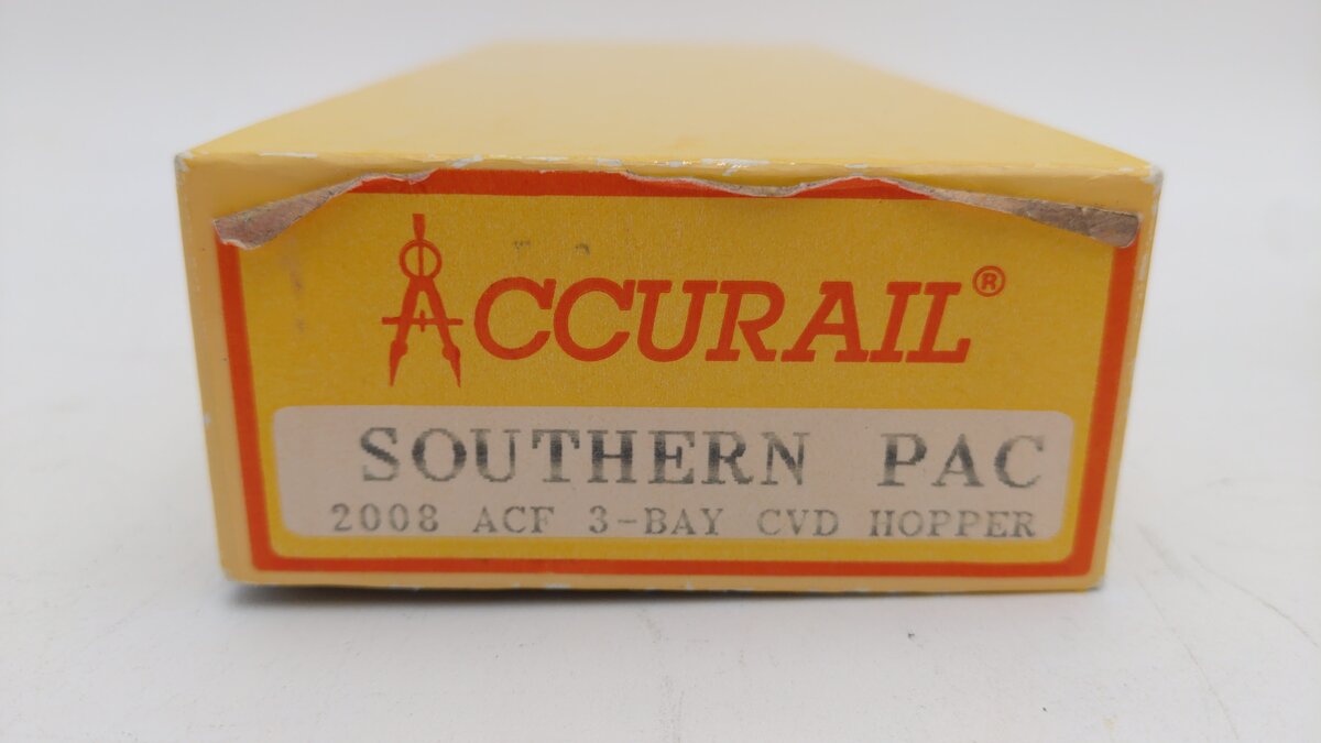 Accurail 2008 HO Souther Pacific ACF 3-Bay Covered Hopper Kit