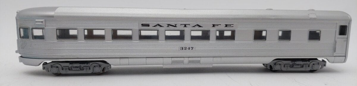 Athearn 1831 HO Scale Santa Fe Streamlined Observation Car #3246