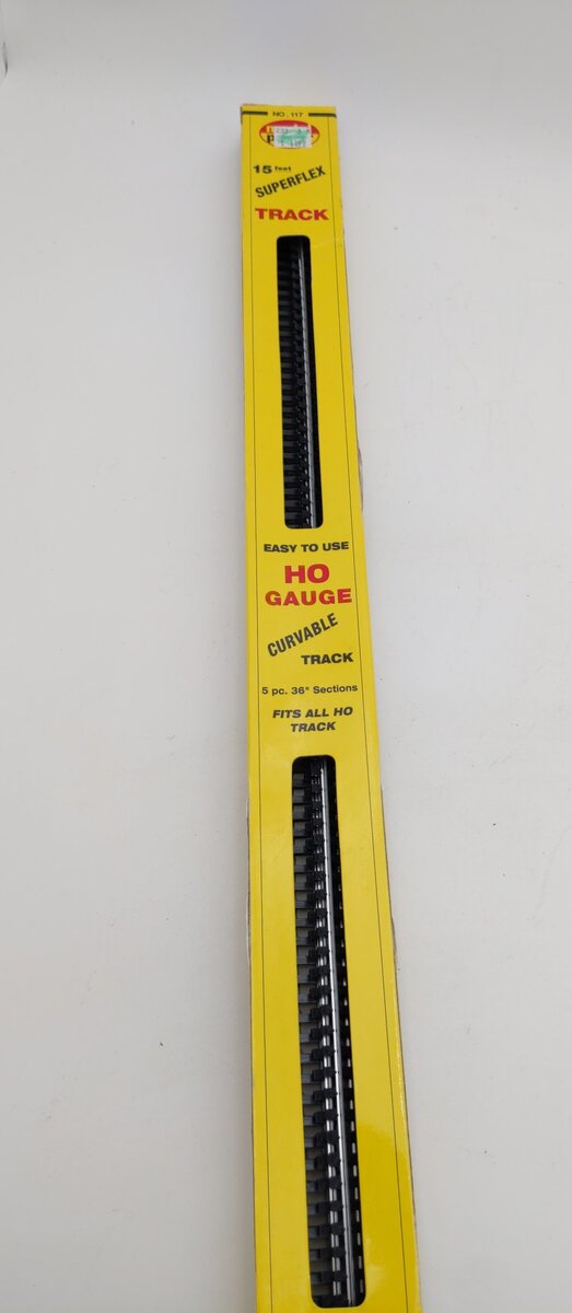 Model Power HO Superflex Curvable Track 3' (5) per box #117