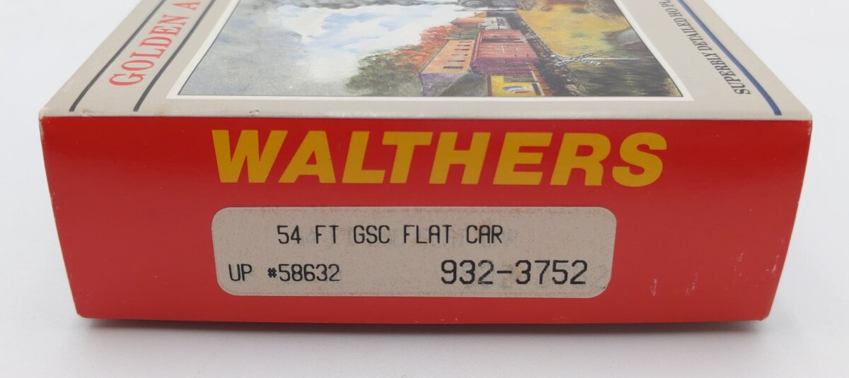 Walthers 932-3752 HO Union Pacific UP 54 FT GSC Flat Car Kit #58632