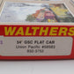 Walthers 932-3752 HO Union Pacific UP 54'' GSC Flat Car Kit #58583
