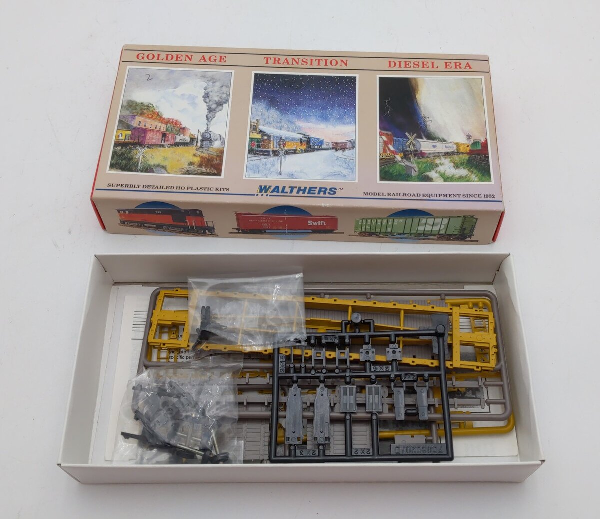 Walthers 932-3752 HO Union Pacific UP 54'' GSC Flat Car Kit #58583