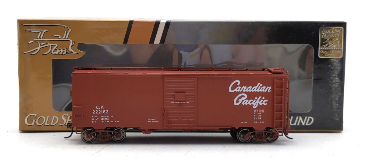 True Line Trains 300108 HO Scale Canadian Pacific Boxcar #222182