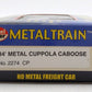 Model Power 2274 HO Canadian Pacific 34" Metal Train Cupola Caboose