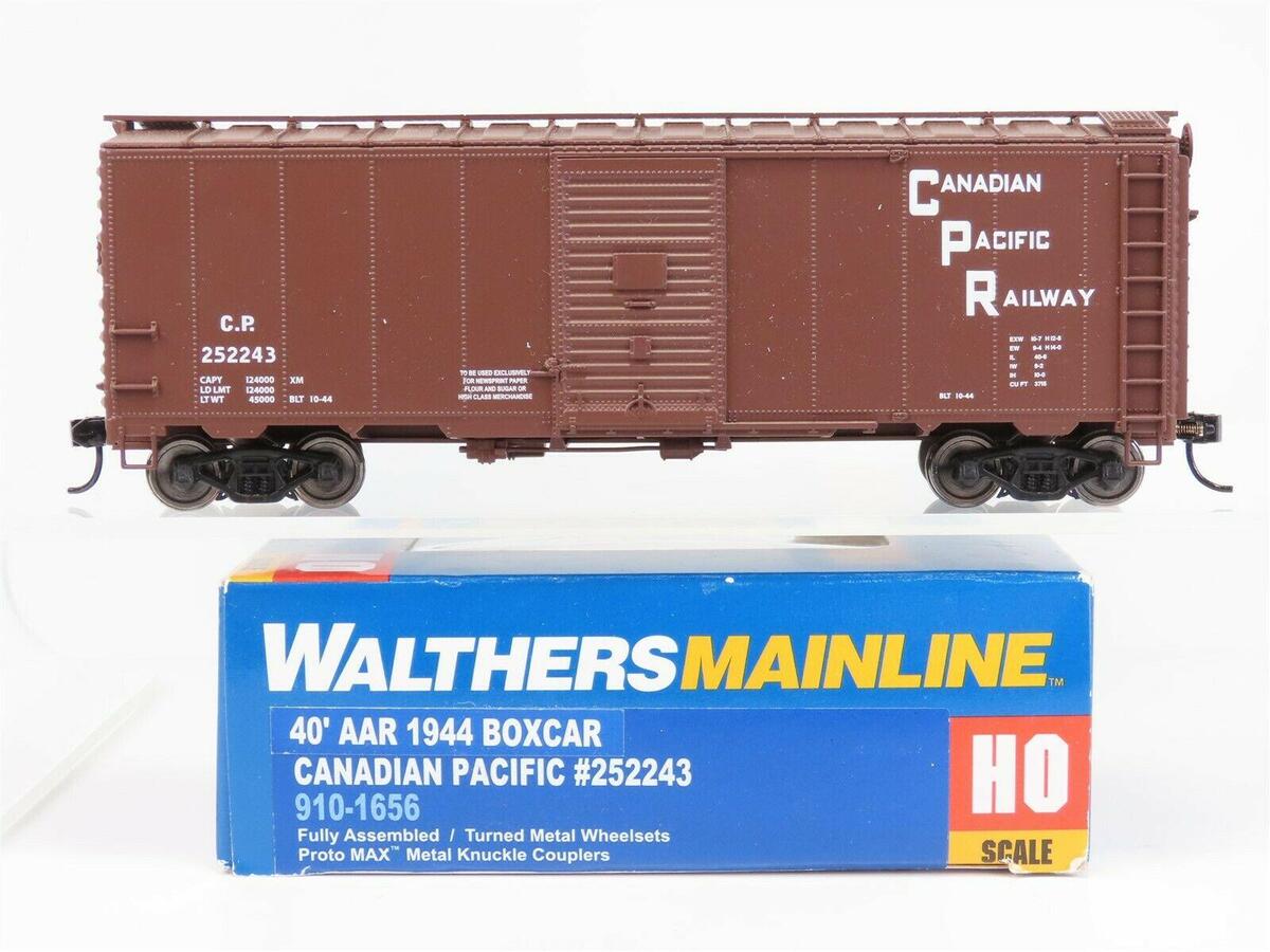 Walthers 910-1656 HO Canadian Pacific 40' AAR 1944 Boxcar - Ready to Run #252243