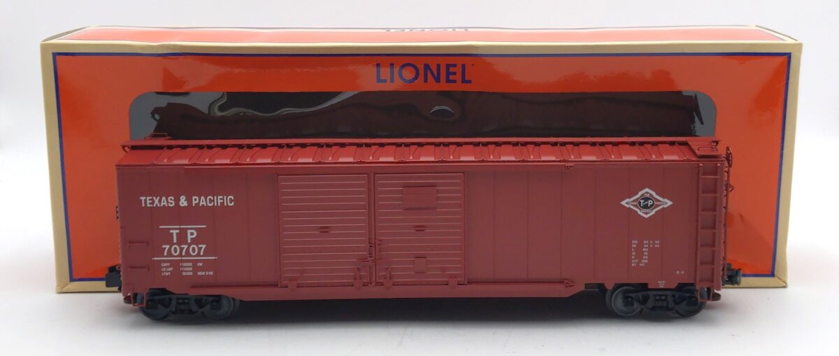 Lionel 1926471 O Texas and Pacific 50' Double Door Boxcar #70707