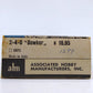 AHM 5072 HO Scale V&TRR 2-4-0 Steam Locomotive & Tender LN/Box