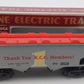 K-Line K90002 O Gauge 1992 Collector Club 2-Bay Covered Hopper Car #90002 EX/Box