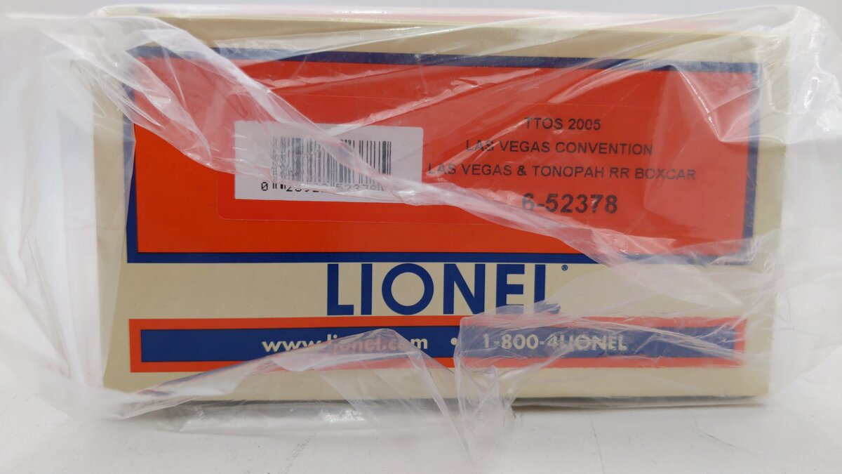 Lionel 6-52378 O Gauge Las Vegas & Tonopah TTOS 2005 Boxcar #82005 MT/Box