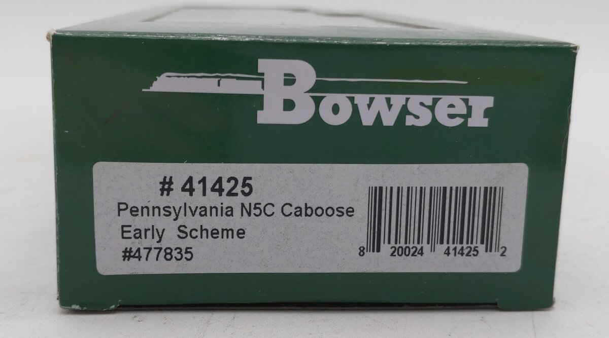 Bowser 41425 HO Pennsylvania Railroad (Eastern Region) N5c Caboose #477835