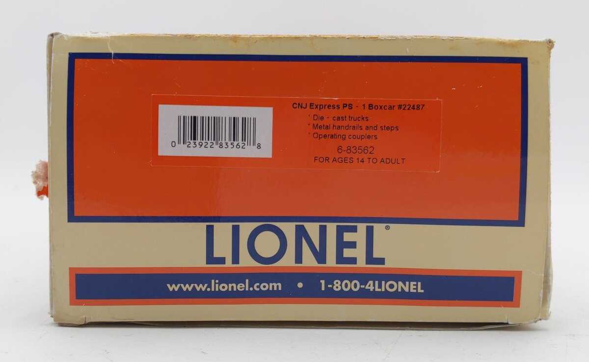 Lionel 6-83562 O Central of New Jersey PS-1 Express Boxcar #22487