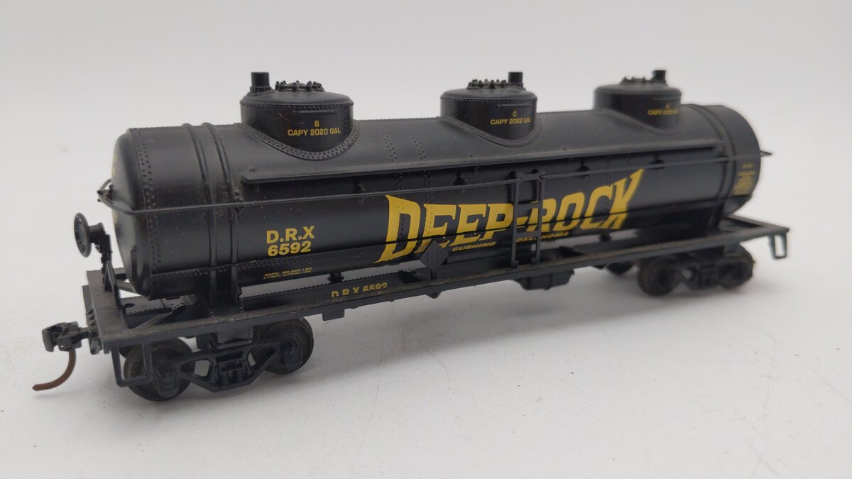 Athearn 7354 HO Scale Deep-Rock Triple Dome Tank Car #6592