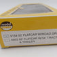 Model Power 9159 HO U.S. Army Flatcar w/ Road Grander