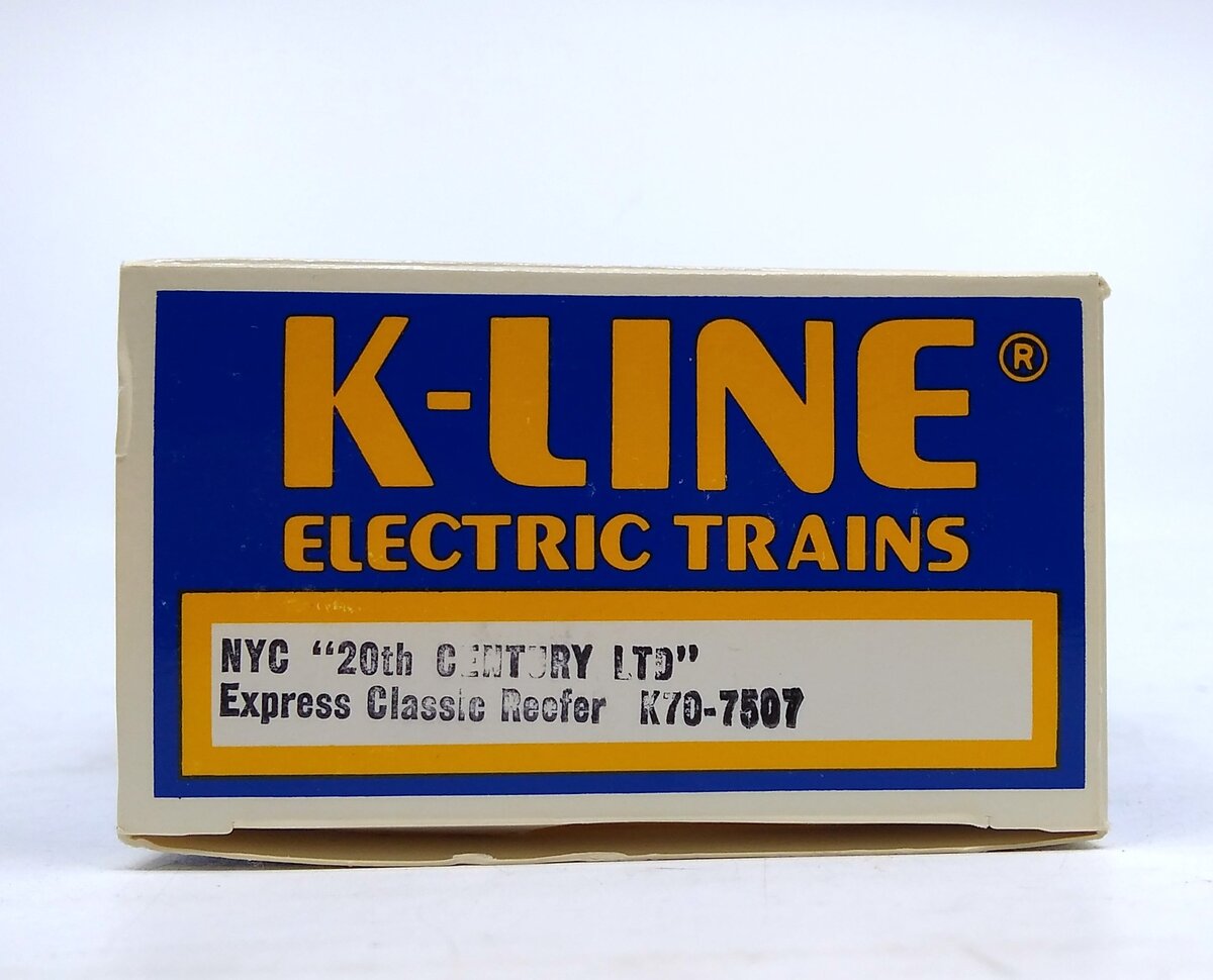 K-Line K70-7507 O Gauge New York Central 20th Century Reefer