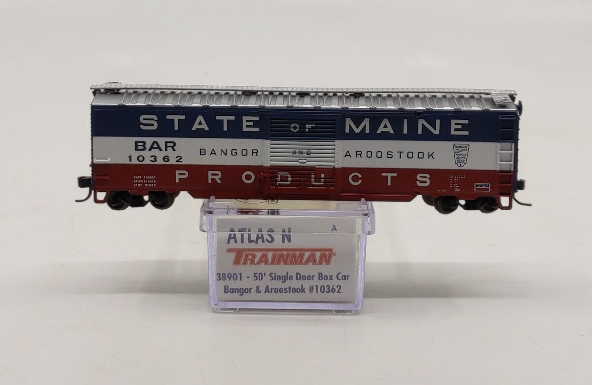Atlas 38901 N Scale BAR 50' Boxcar #10362