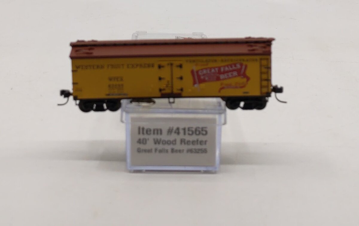 Atlas 41565 N Scale 40' Wood Reefer Great Falls Beer #63255