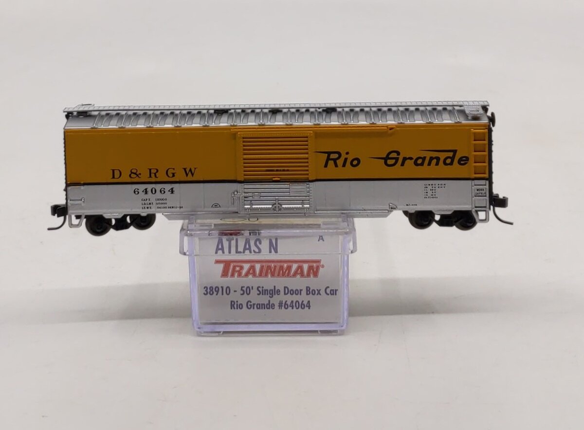 Atlas 38910 N Scale D&RGW 50' Boxcar #64064