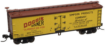Atlas 41559 40' Wood Reefer Doggie Dinner #60129 N