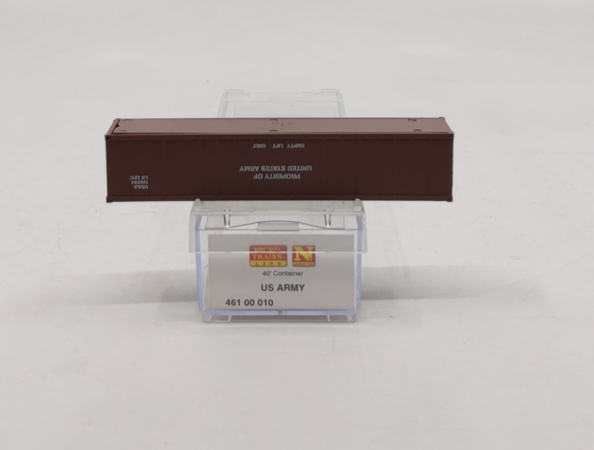 Micro-Trains 46100010 N Gray U.S. Army 40'''' Intermodal Cargo Container