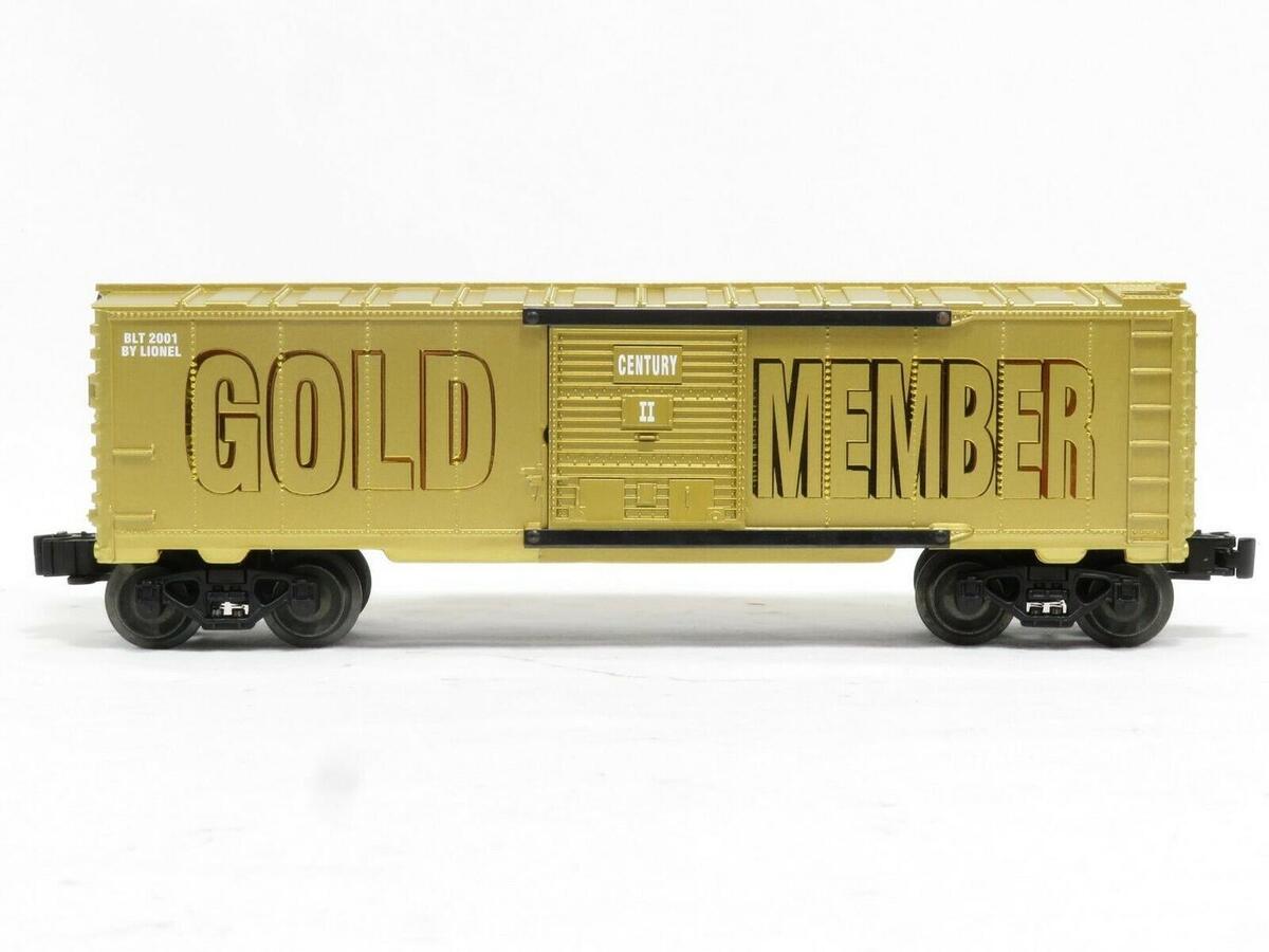 Lionel 6-39218 O Gauge Lionel Century Club II Gold Boxcar NIB