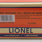 Lionel 6-17769 O Gauge DRGW PS-1 Boxcar #60046 NIB