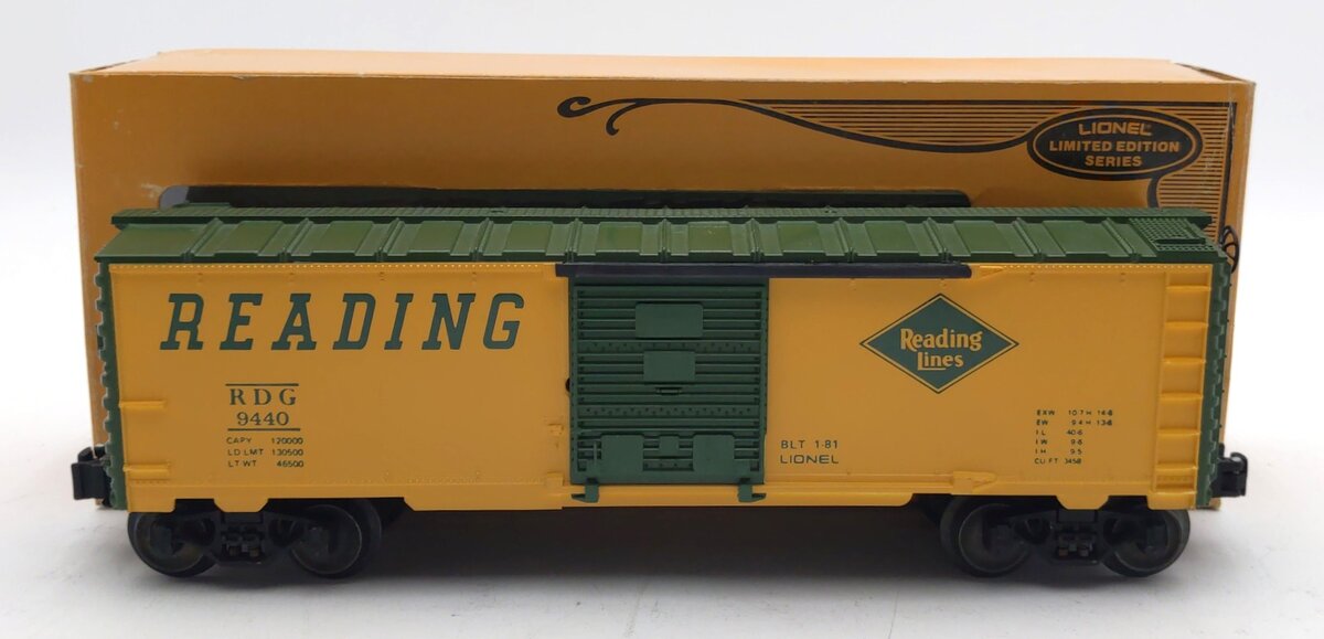 Lionel 6-9440 O Gauge Reading Boxcar #9440