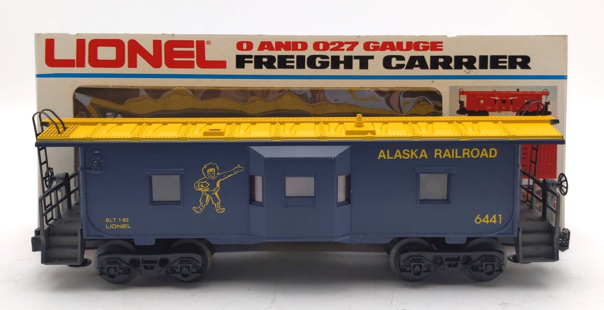 Lionel 6-6441 O Gauge Alaska Railroad Bay Window Caboose LN/Box