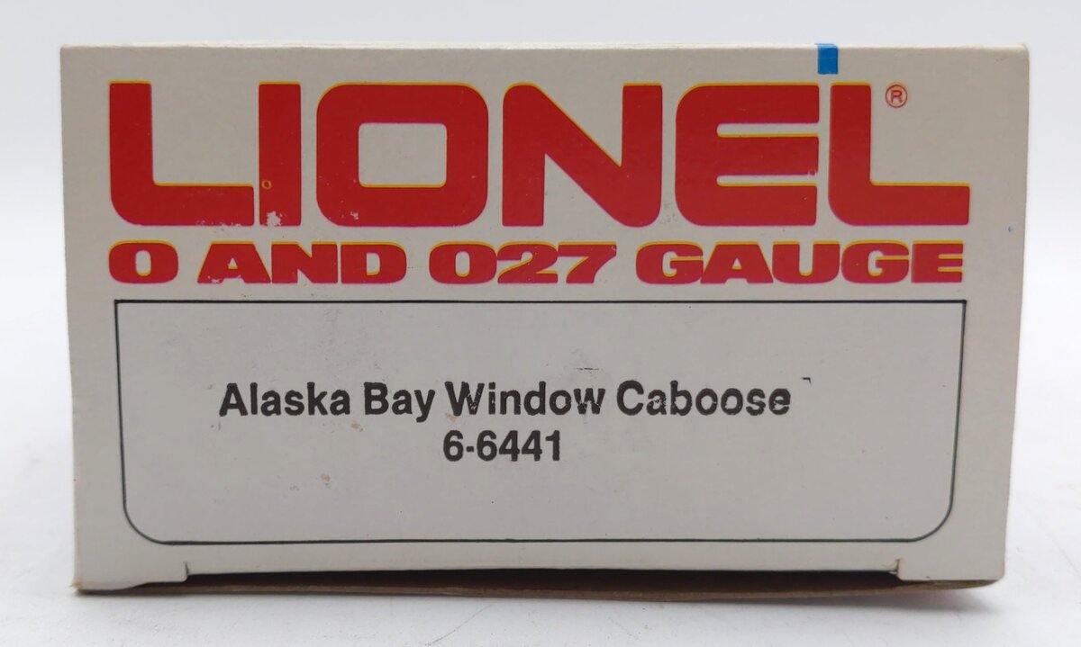 Lionel 6-6441 O Gauge Alaska Railroad Bay Window Caboose LN/Box