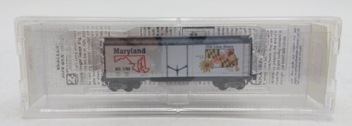 Micro-Trains 50200528 Z Scale Maryland 40' Standard Plug Door Box Car #1788 LN/Box