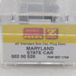 Micro-Trains 50200528 Z Scale Maryland 40' Standard Plug Door Box Car #1788 LN/Box