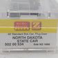 MicroTrains 50200534 Z Scale North Dakota 40' Standard Plug-Door Boxcar #1889 LN/Box