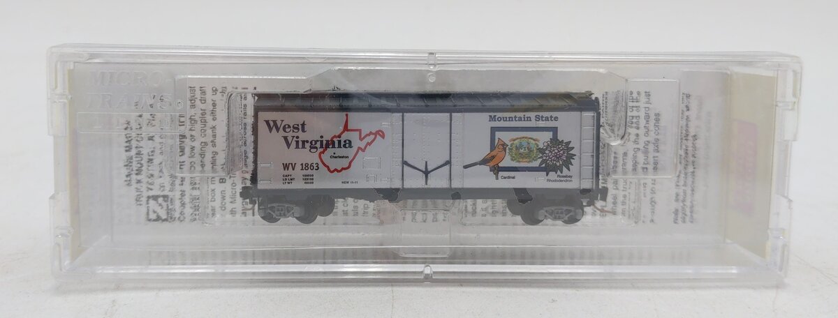 Micro-Trains 50200540 Z West Virginia 40' Plug-Door Box Car #1863 LN/Box