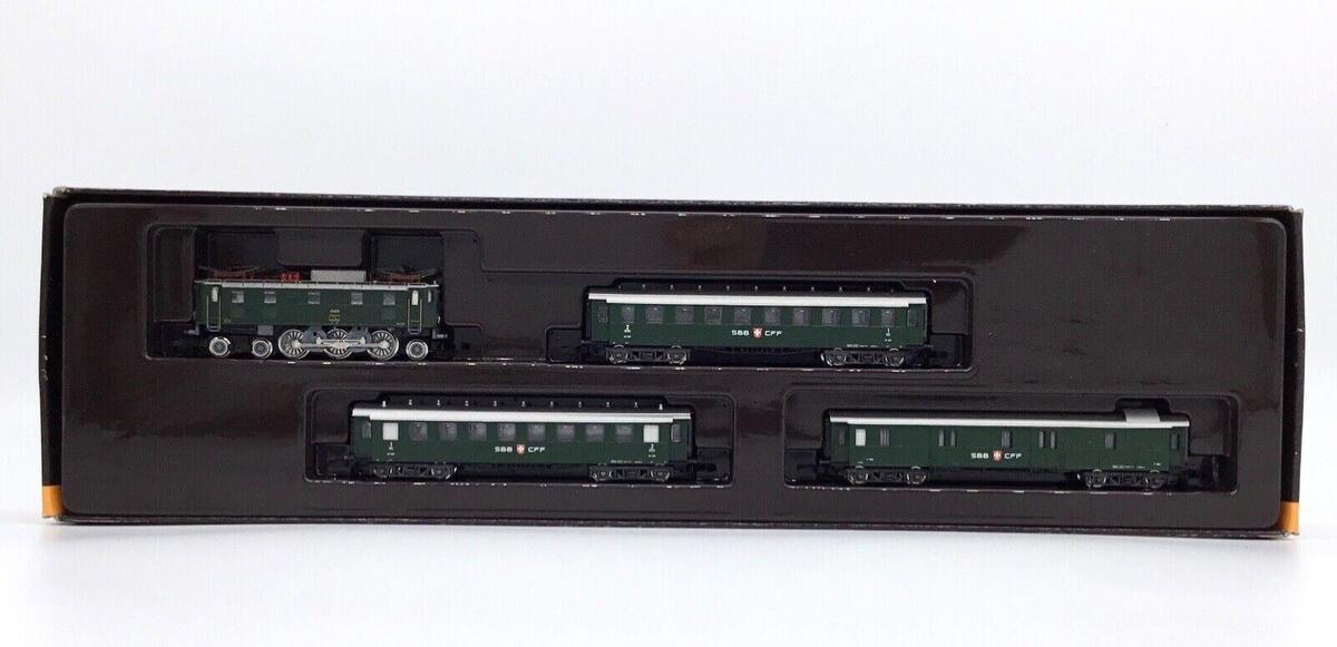 Marklin 81418 Z Scale Swiss Federal Railways Electric Passenger Train Set LN/Box