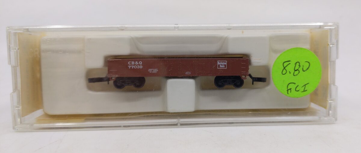 Micro-Trains 14304-2 Z Scale CB&Q Gondola #77039 LN/Box