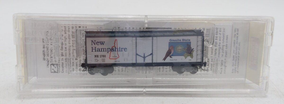 Micro-Trains 50200509 Z Scale New Hampshire State 40' Plug Door Boxcar #1788 LN/Box