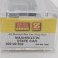 Micro-Trains 50200502 Z Washington State 40' Standard Plug Door Boxcar #1889 LN/Box