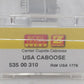 Micro-Trains 53500310 Z Scale USA Center Cupola Caboose #1776 LN/Box