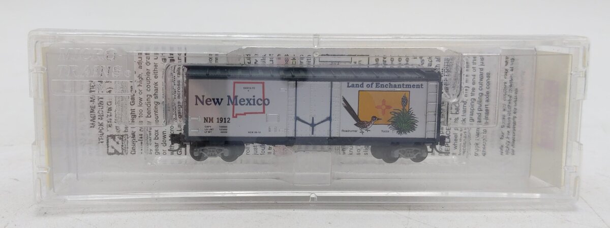 Micro-Trains 50200527 Z Scale New Mexico 40' Standard Plug-Door Box Car #1912 LN/Box