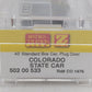 Micro-Trains 50200533 Z Scale Colorado States 40' Plug-Door Box Car #1876