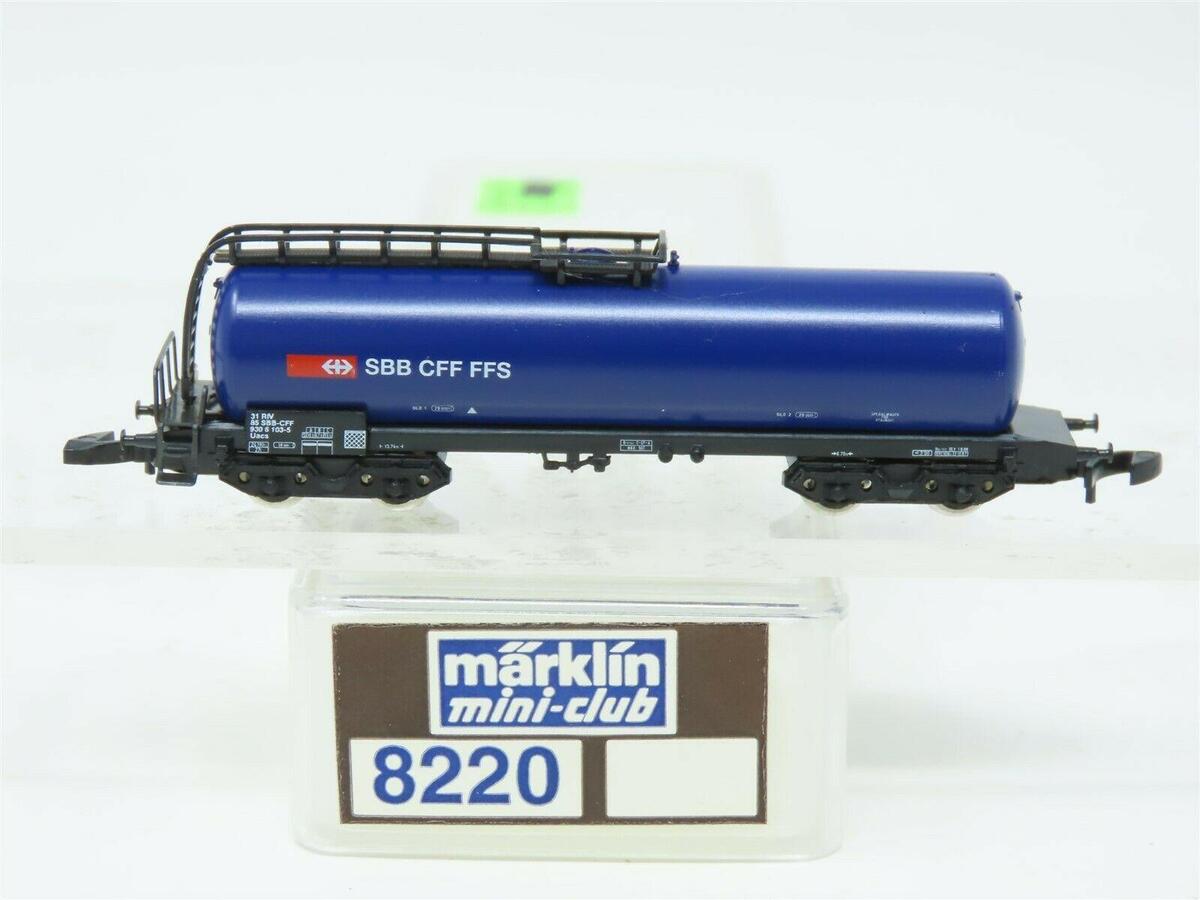 Marklin 8220 Z Scale SBB Four-Axle Tank Car LN/Box