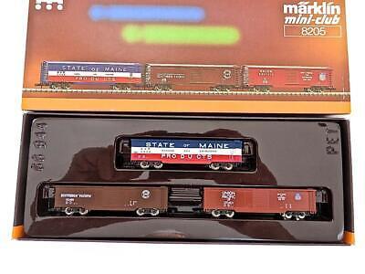 Marklin 8205 Z American Box Cars (Set of 3) LN/Box
