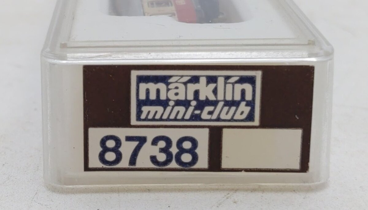 Marklin 8738 Z Scale Deutsche Bundesbahn Tee 1st Class Vista Dome Passenger Car LN/Box