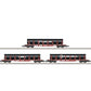 Marklin 82599 Z German Railroad DB AG Type Snps 719 Double Stake Car (Set of 3)