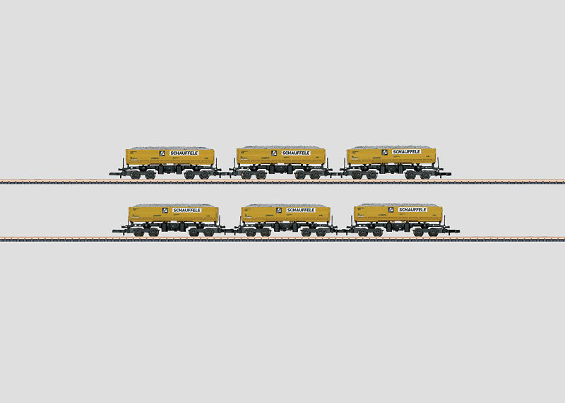 Marklin 82434 Z Ernst Schauffele Single-Body/Single-Side Dump Set (Set of 6)