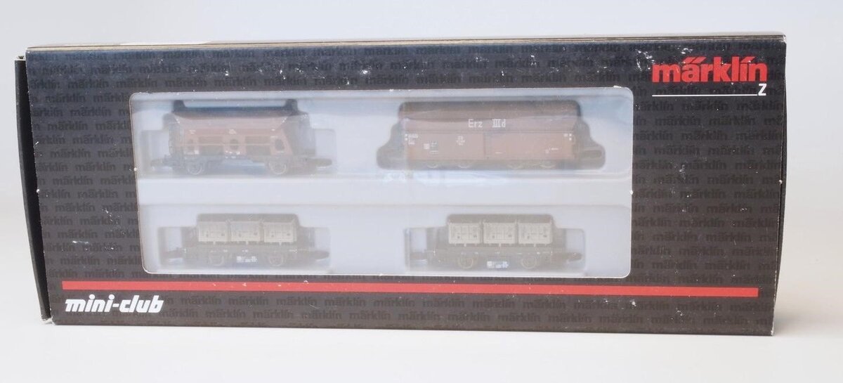Marklin 82370 Z German Federal Railroad DB Coal Transport  Car Set (Set of 4)