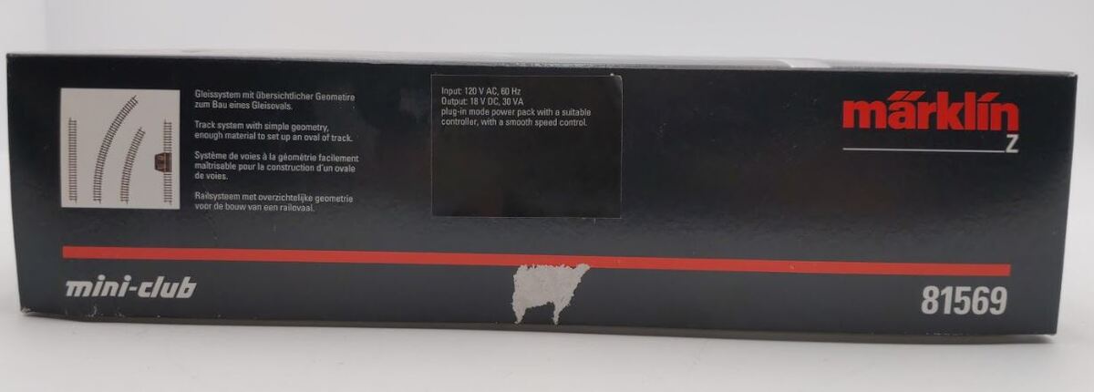 Marklin 81569 Z German Federal Railroad DB Steam Freight Starter Set
