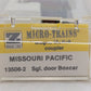 Micro-Trains 13506-2 Z Scale Missouri Pacific Single Door Boxcar #352253 LN/Box