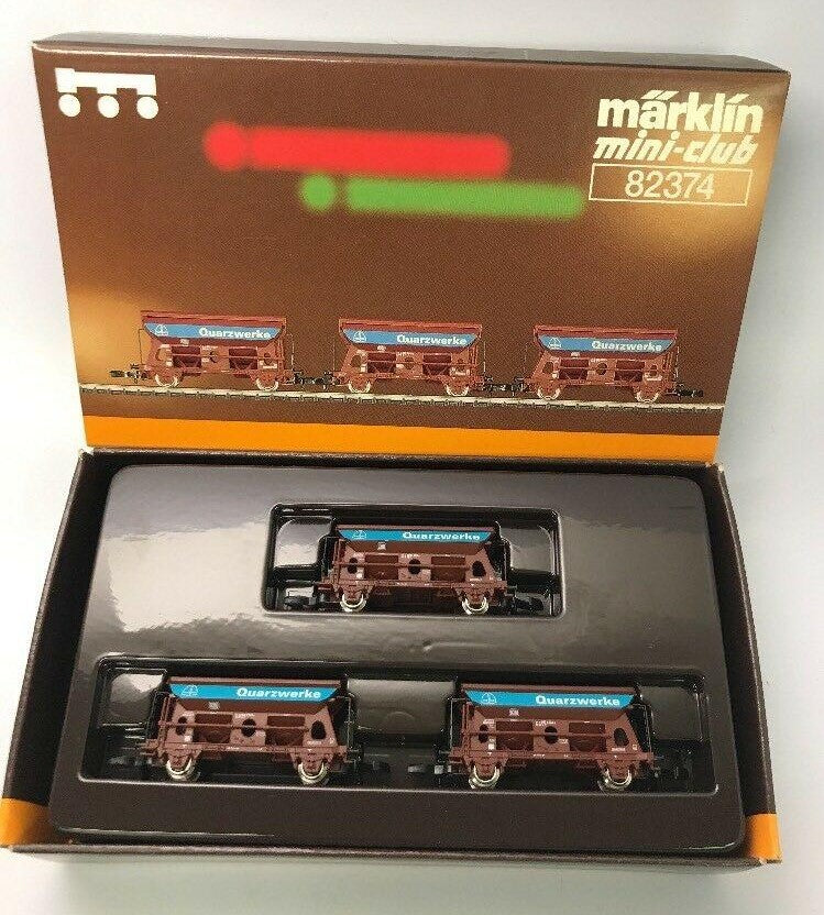 Marklin 82374 Z Scale DB Quarz Quarry Hopper Car Set (Set of 3