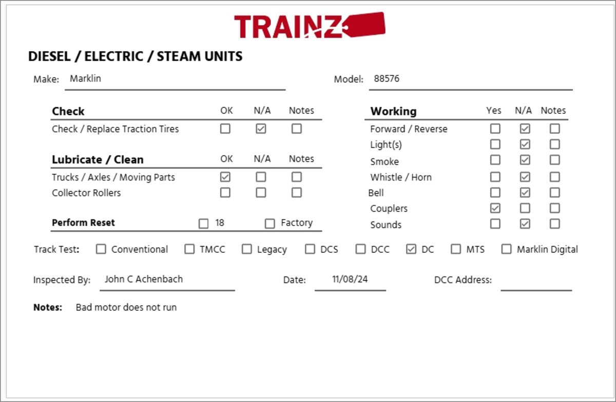 Marklin 88576 Z German Federal Railroad DB Class 150 Heavy Freight Locomotive